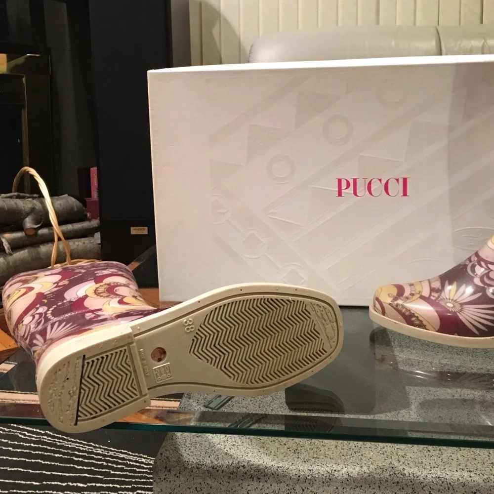 Emilio Pucci Rainboots